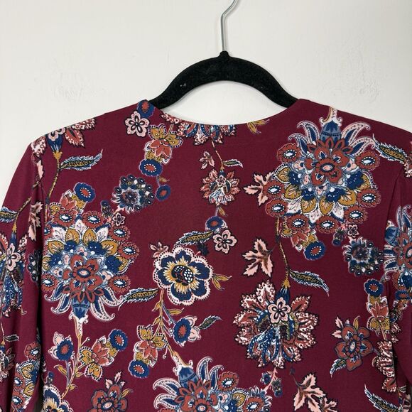 Abbeline Medium Floral Paisley Forest Fairy Babydoll Bell Long Sleeve Top - Picture 8 of 11